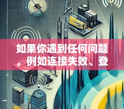 如果你遇到任何问题，例如连接失败、登录问题或数据同步问题，可以参考以下步骤进行排查和解决