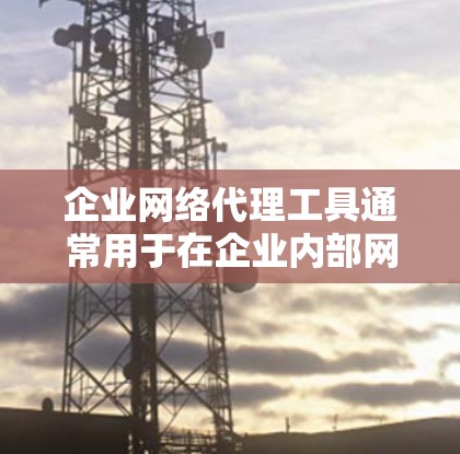 企业网络代理工具通常用于在企业内部网络中代理请求，提供负载均衡、访问控制、安全防护等功能。常见的企业网络代理工具包括