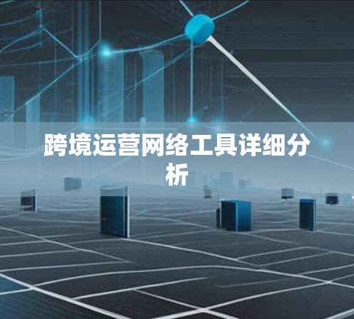 跨境运营网络工具详细分析