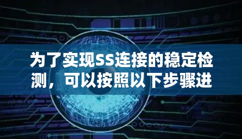 为了实现SS连接的稳定检测,可以按照以下步骤进行 为了实现SS连接的稳定检测,可以按照以下步骤进行